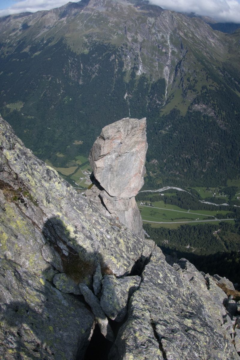 Spazzacaldeira, Albigna, La Fiamma, Bergell, Klettern, Climbing, Bergsteigen, Gaubünden, Felsnadel