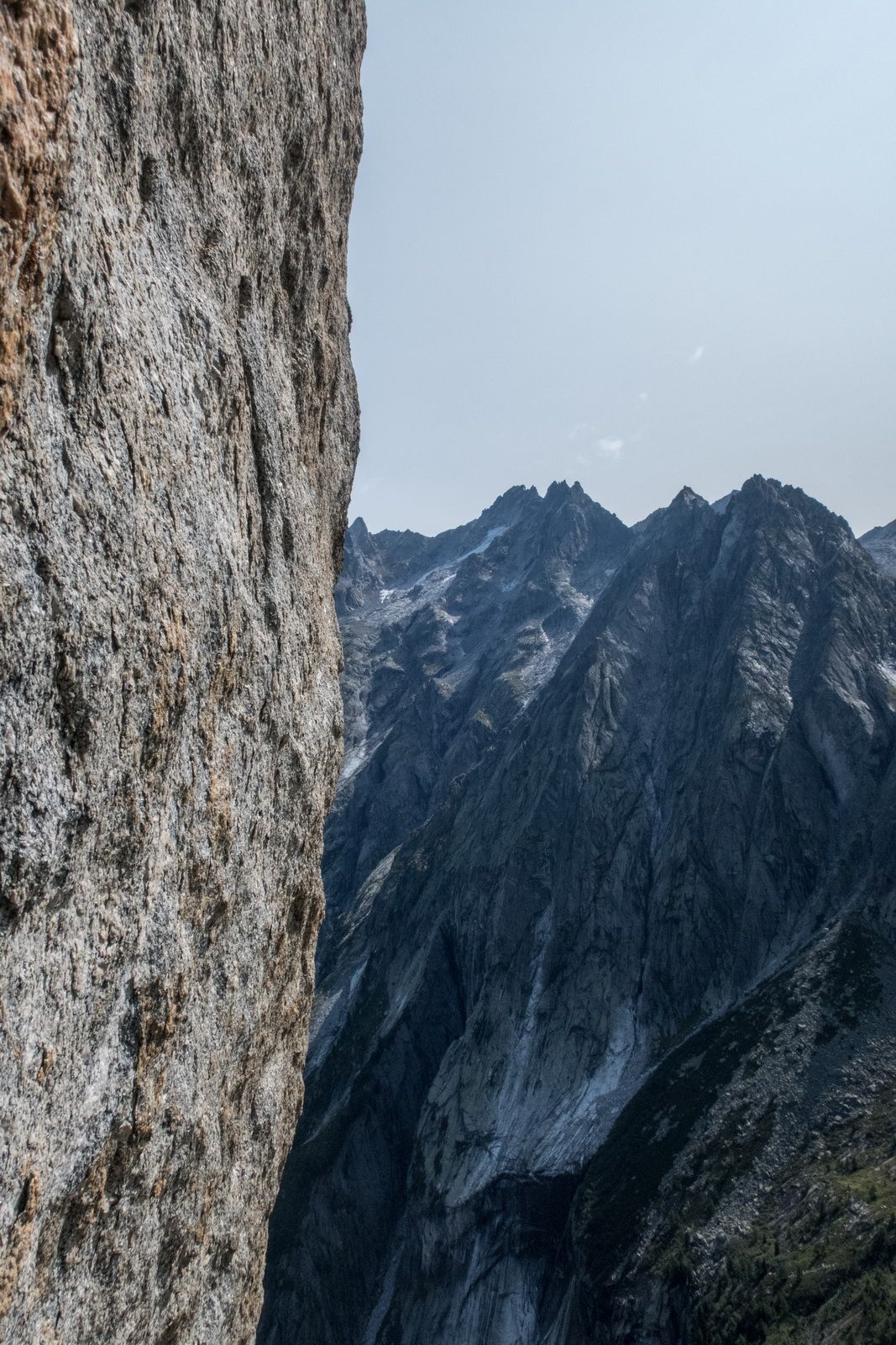 Sportklettern, Felsklettern, Bergell, Spazzacaldeira, Schweiz, La Fiamma, Hartmut Ulrich