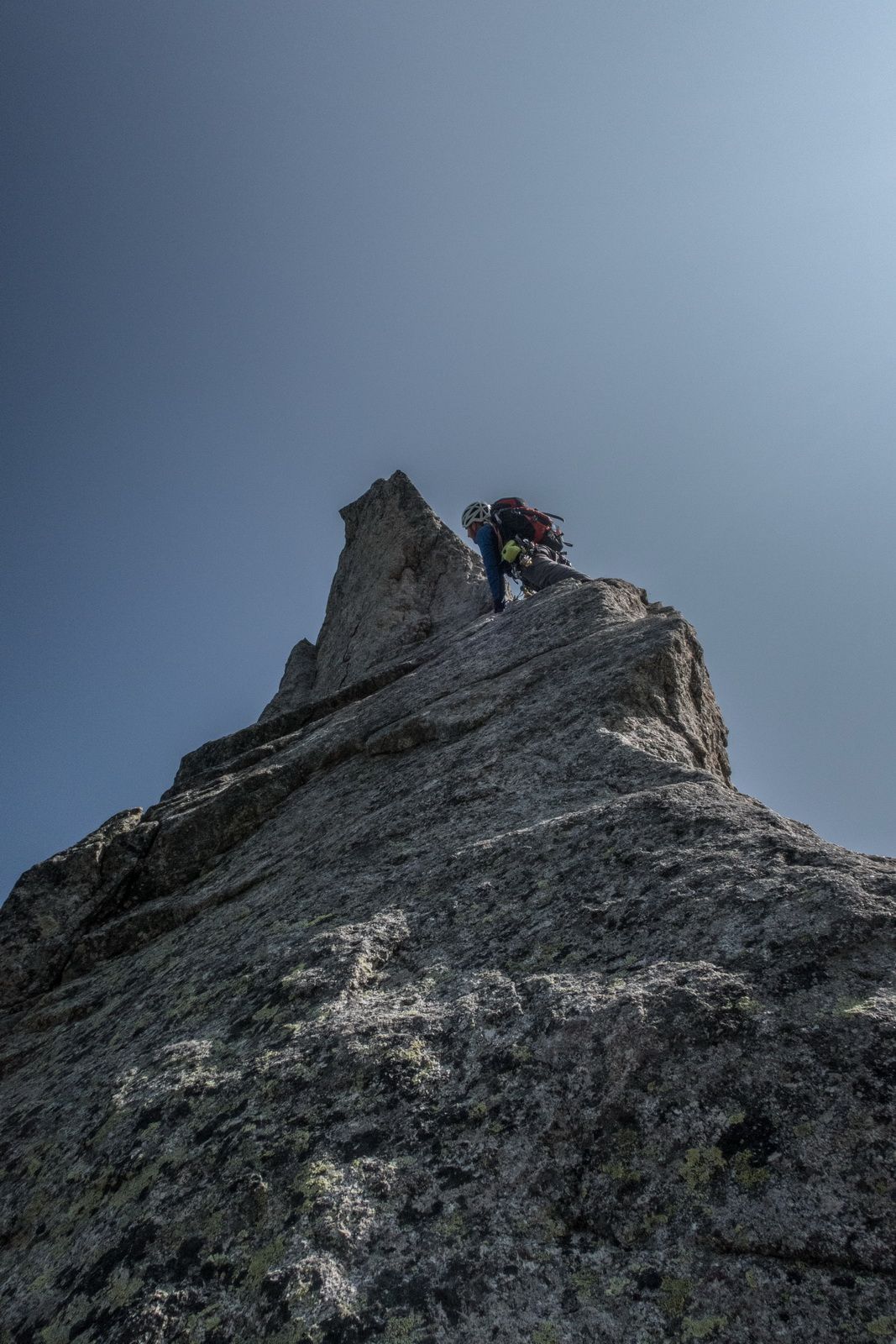Spazzacaldeira, Albigna, La Fiamma, Bergell, Klettern, Climbing, Bergsteigen, Gaubünden, Felsnadel