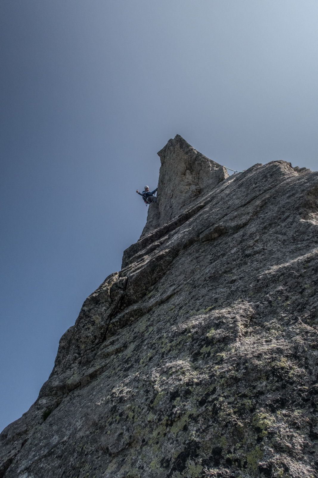 Spazzacaldeira, Albigna, La Fiamma, Bergell, Klettern, Climbing, Bergsteigen, Gaubünden, Felsnadel