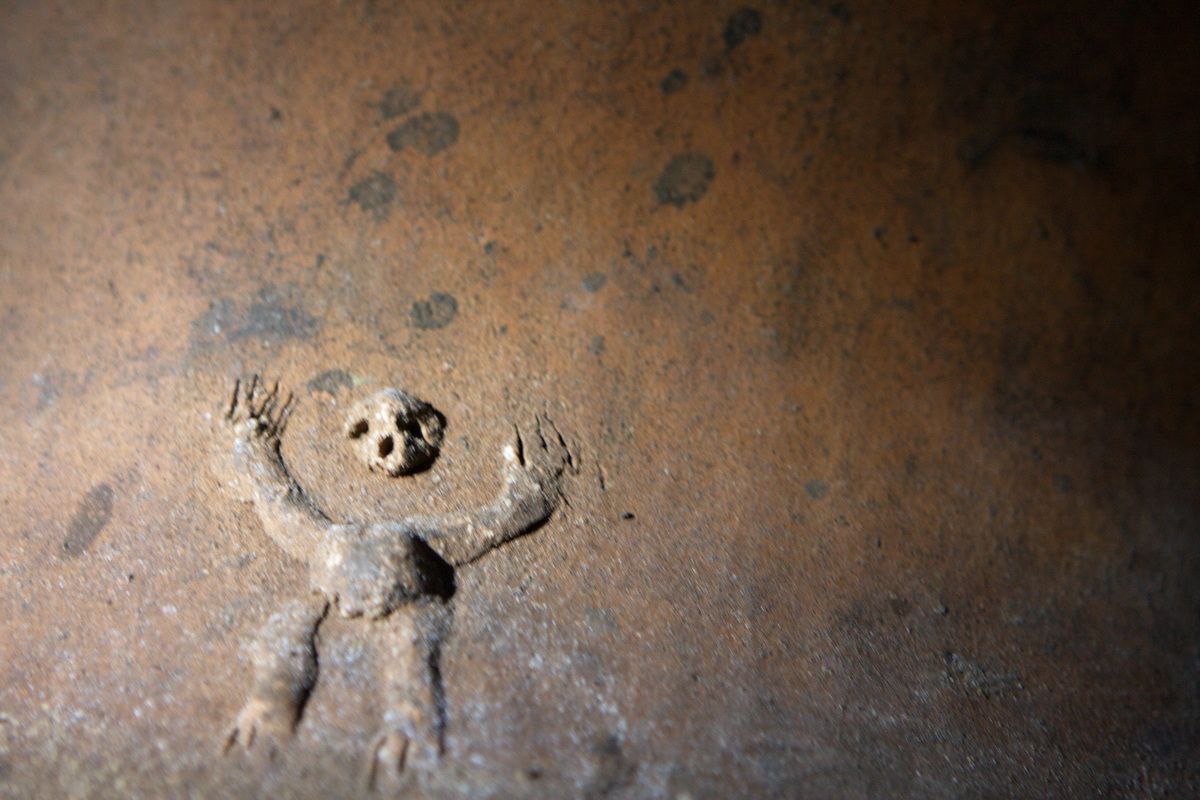 Mexico, Yucatan, Belize, Maya, Höhle, Cave, Archäologie, Tongeschirr