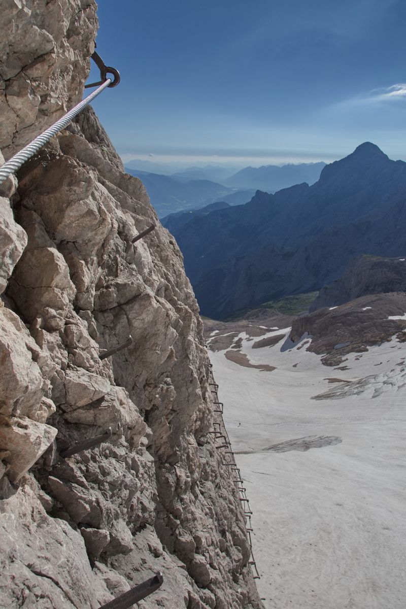 Zugspitze, Klettern, Höllental, Bergtour, Climbing, Klettersteig, Stangensteig, Stopselzieher, Höllentalferner