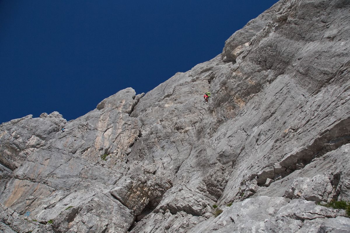 Zugspitze, Klettern, Höllental, Bergtour, Climbing, Klettersteig, Stangensteig, Stopselzieher, Höllentalferner