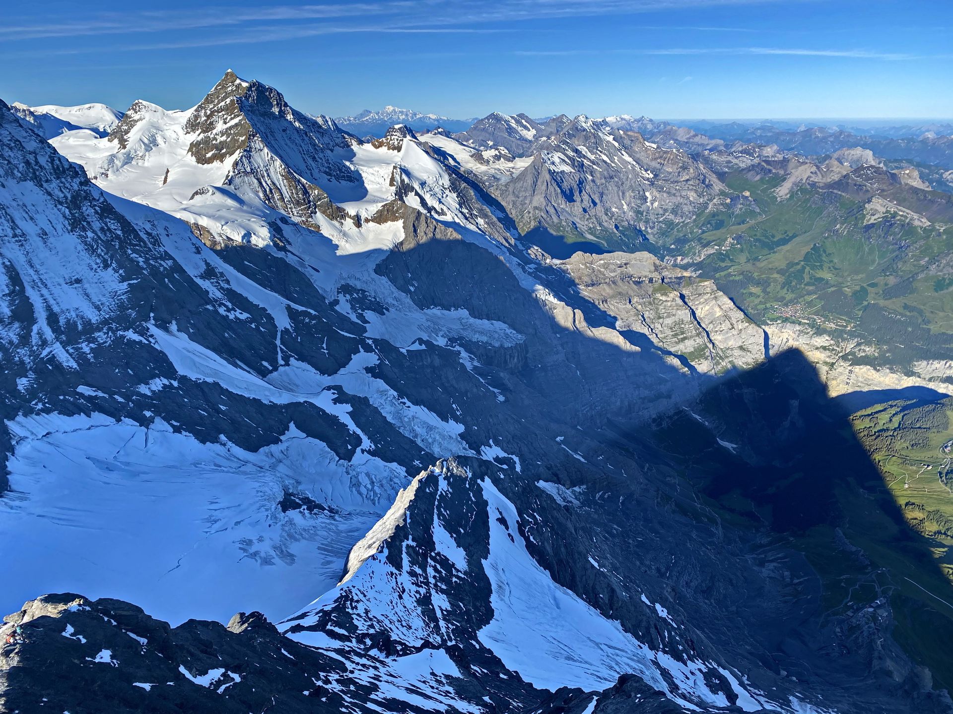 Eiger, Mittellegi, Südgrat, Eigerjöcher, Überschreitung, Hochtour