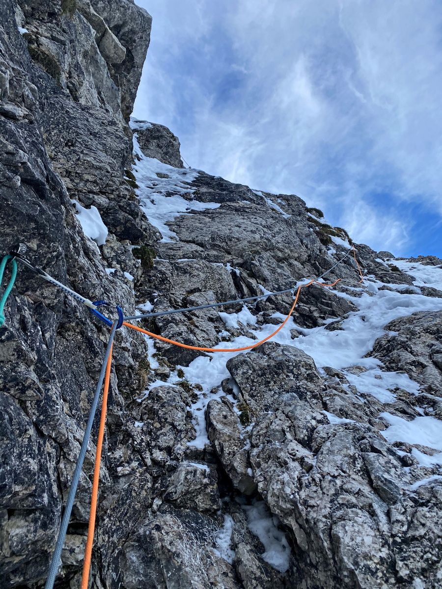 Eisklettern, Nordwand, Rubihorn, Winterbegehung, Hartmut Ulrich