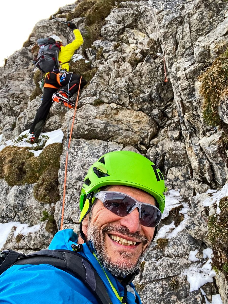 Eisklettern, Nordwand, Rubihorn, Winterbegehung, Carpe Diem, Hartmut Ulrich