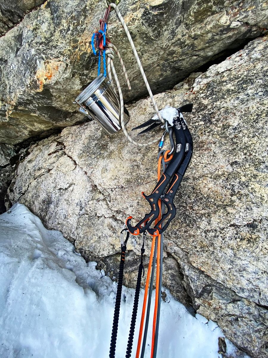 Eisklettern, Nordwand, Rubihorn, Winterbegehung, Carpe Diem, Hartmut Ulrich