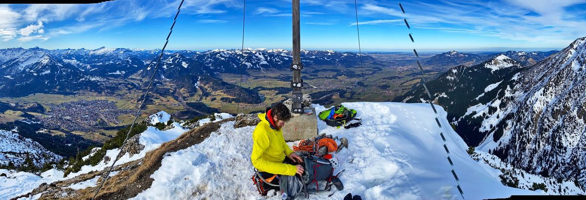 Eisklettern, Nordwand, Rubihorn, Winterbegehung, Carpe Diem, Hartmut Ulrich