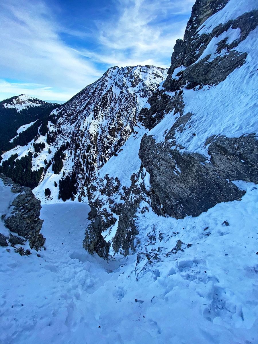 Eisklettern, Nordwand, Rubihorn, Winterbegehung, Carpe Diem, Hartmut Ulrich