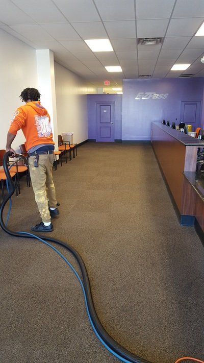 Vacuum Cleaned Carpet
