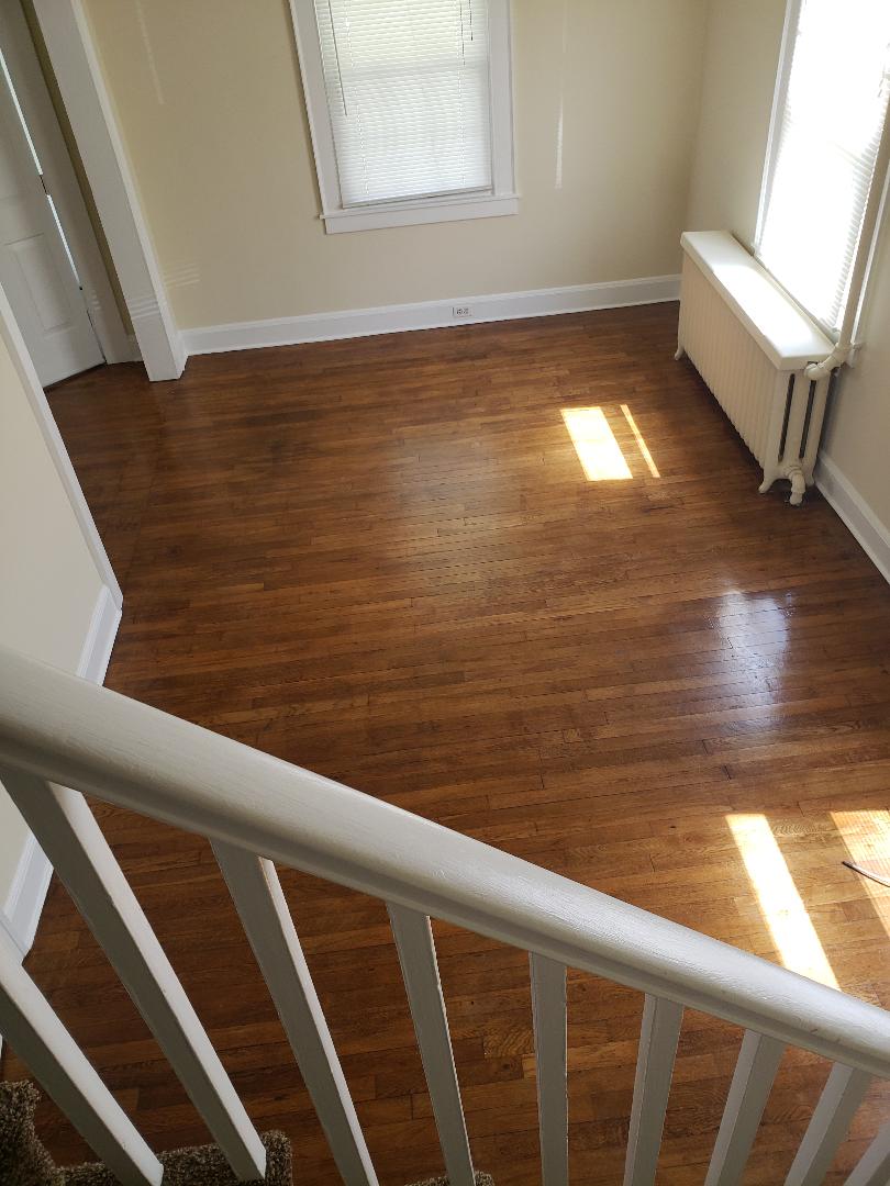 Wood floor cleaning