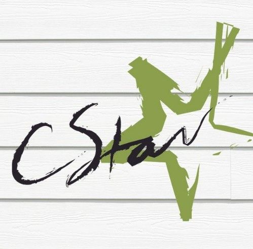 A green star with the word star written on it