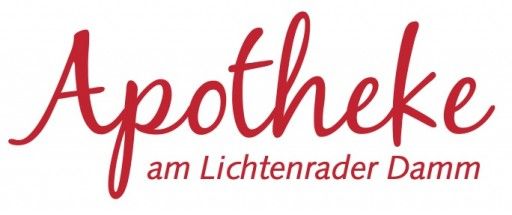 A red logo for apotheke am lichtenrader damm
