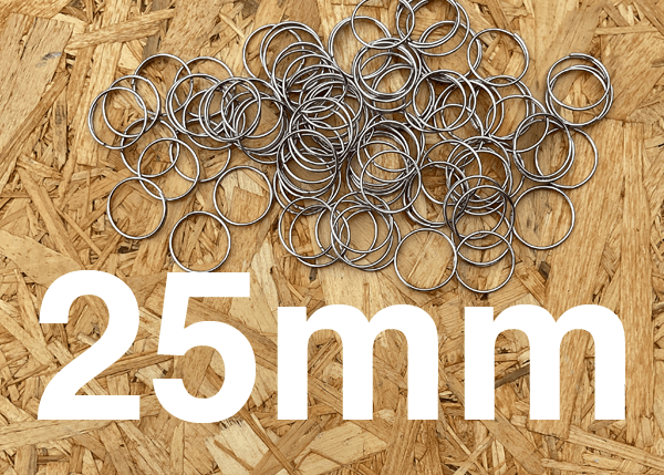 Keyring metal ring 25mm