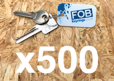 x500 Printed Keyrings