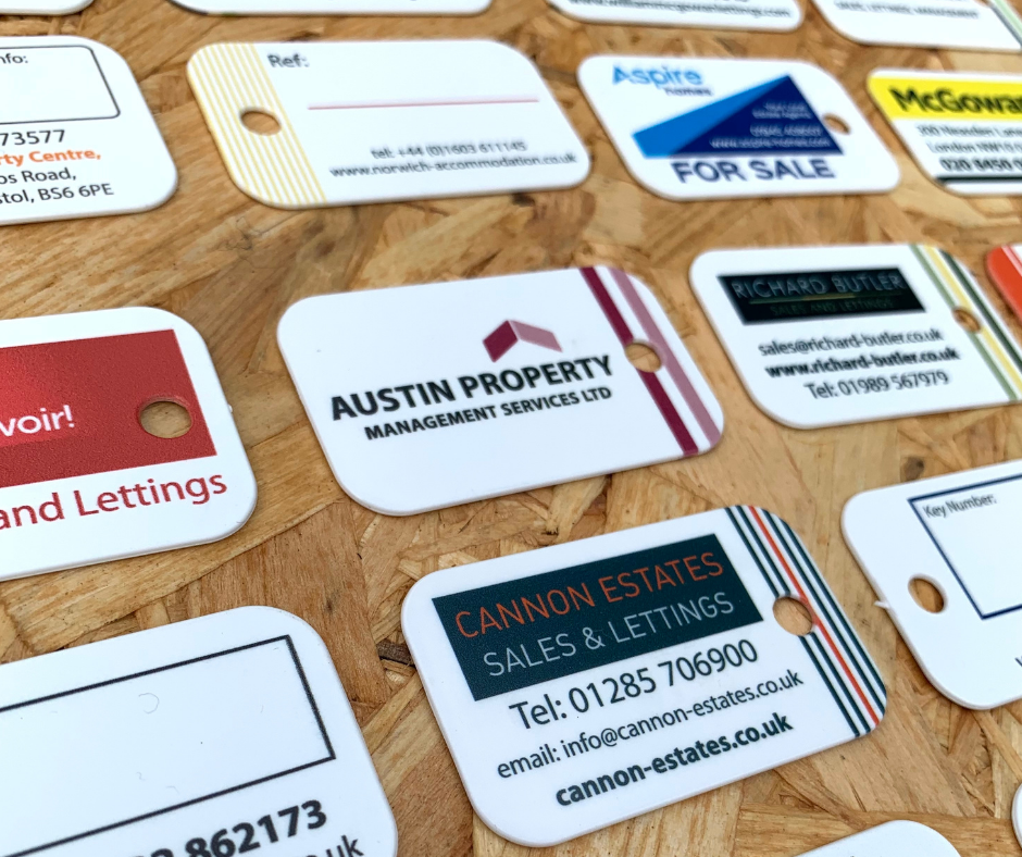 Keyrings printed in Full Colour Promotional Keyrings Uk