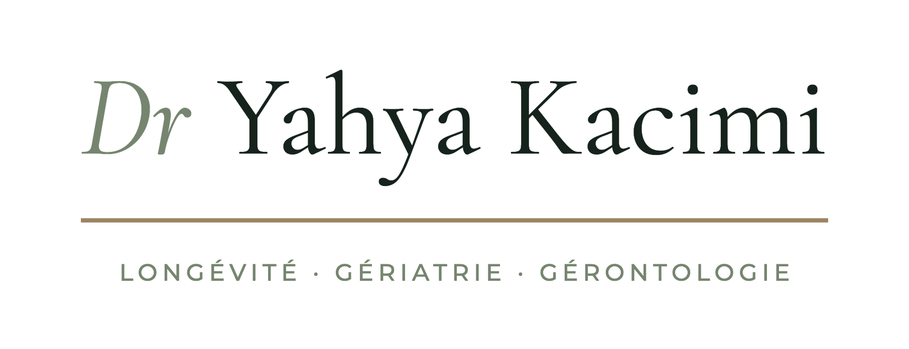 Logo du cabinet g&eacute;riatre Dr Yahya Kacimi