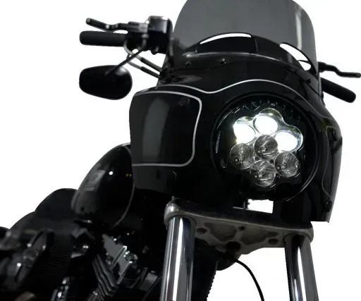 Custom Dynamics Shark Demon™ ECE - LED Headlight Kit for Memphis Shades Road Warrior fairing
