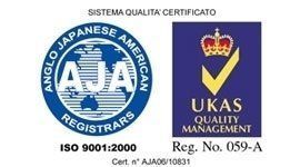 Due loghi di cui uno è iso 9001 2000