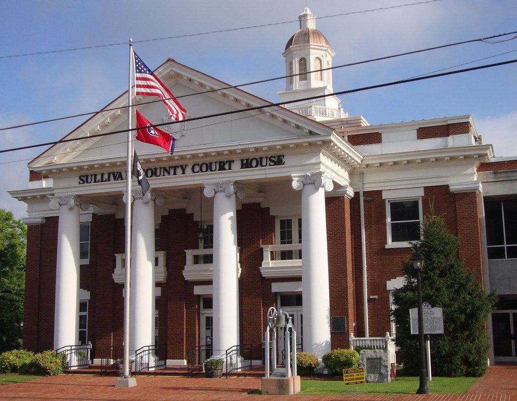 Sullivan County Courthouse in Blountville Tennessee