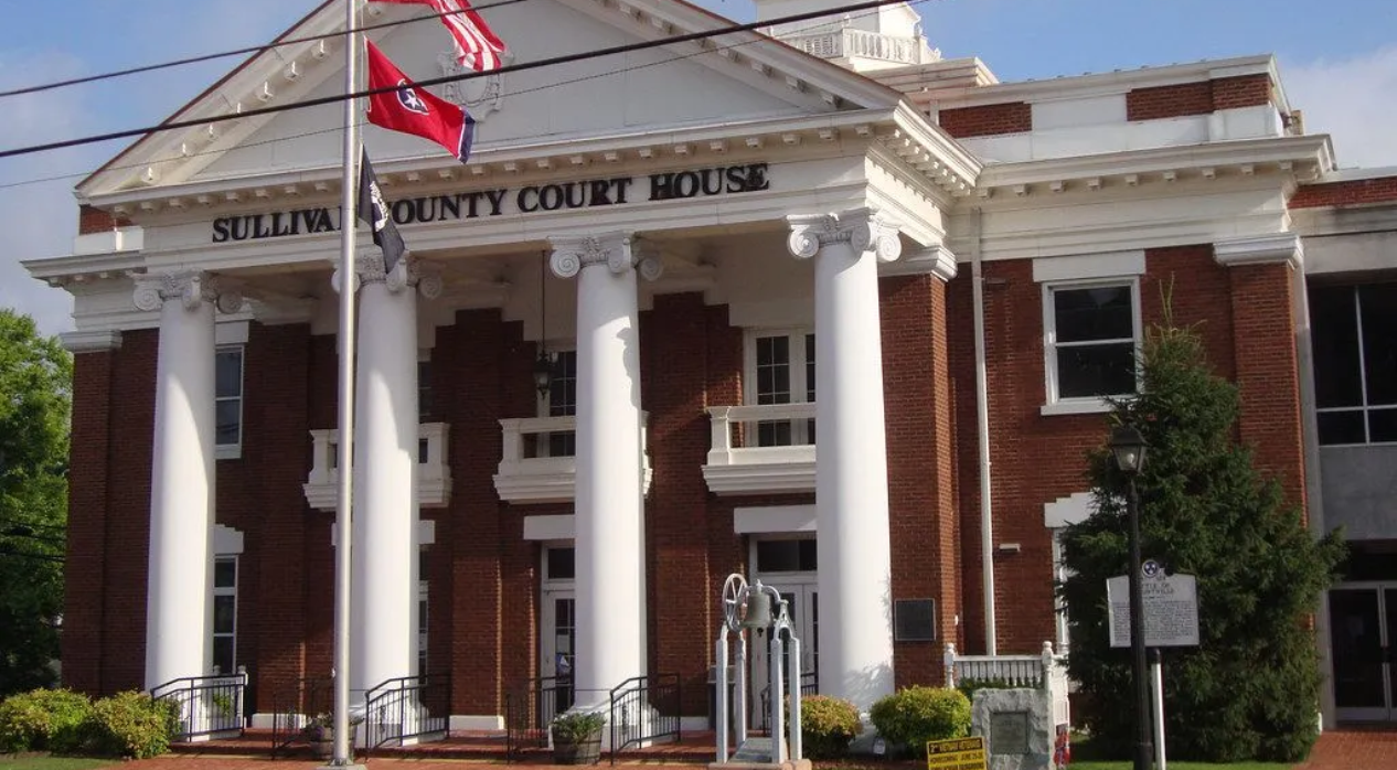 Sullivan County Courthouse in Blountville Tennessee