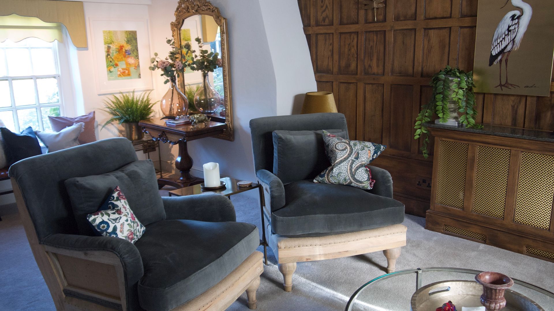 Reading room from Copperdoor Interior Design