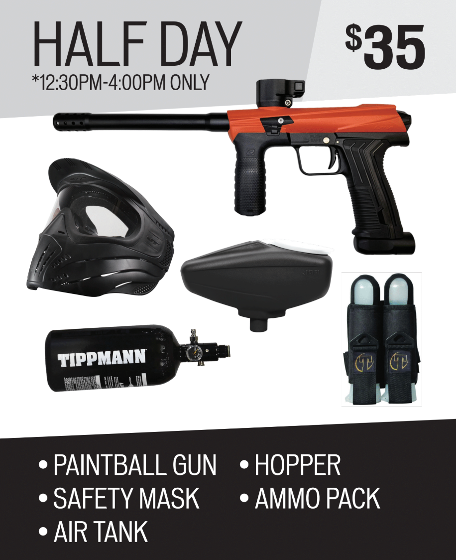 Paintball Rental Package