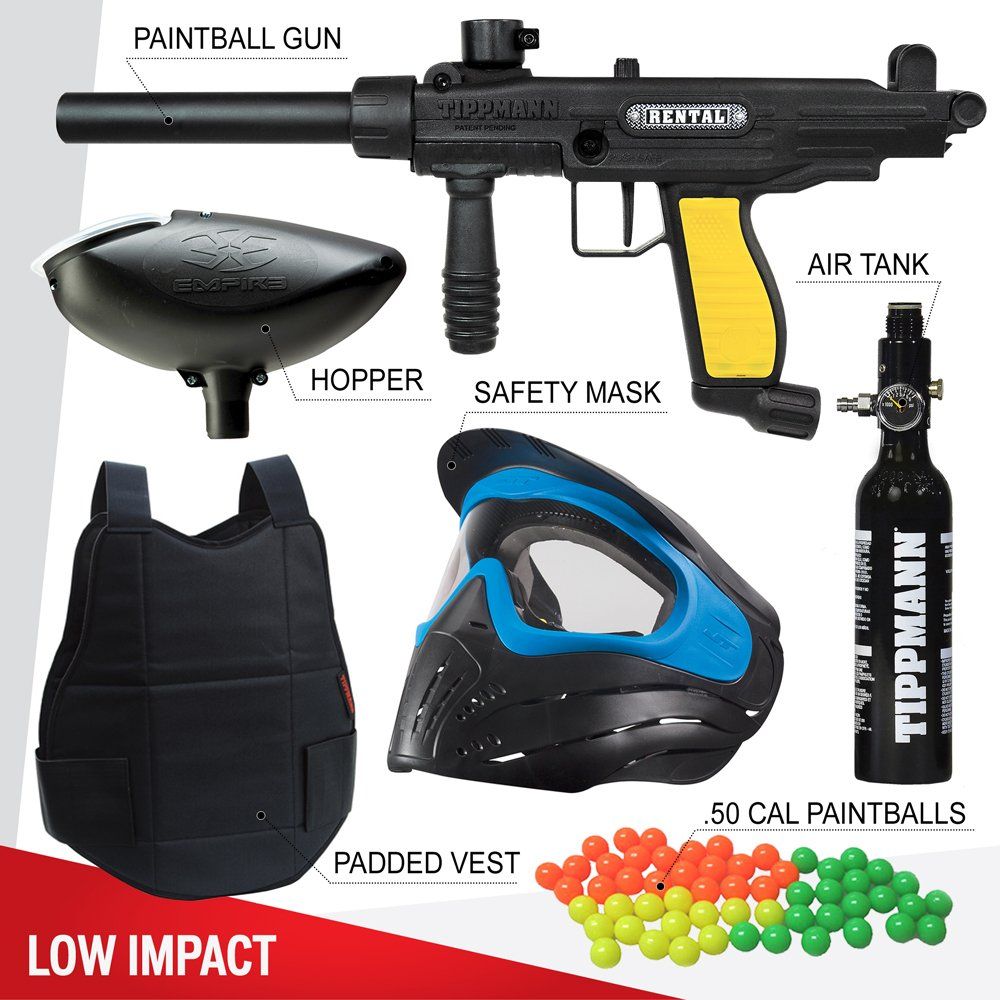 Low Impact Paintball Rental Package