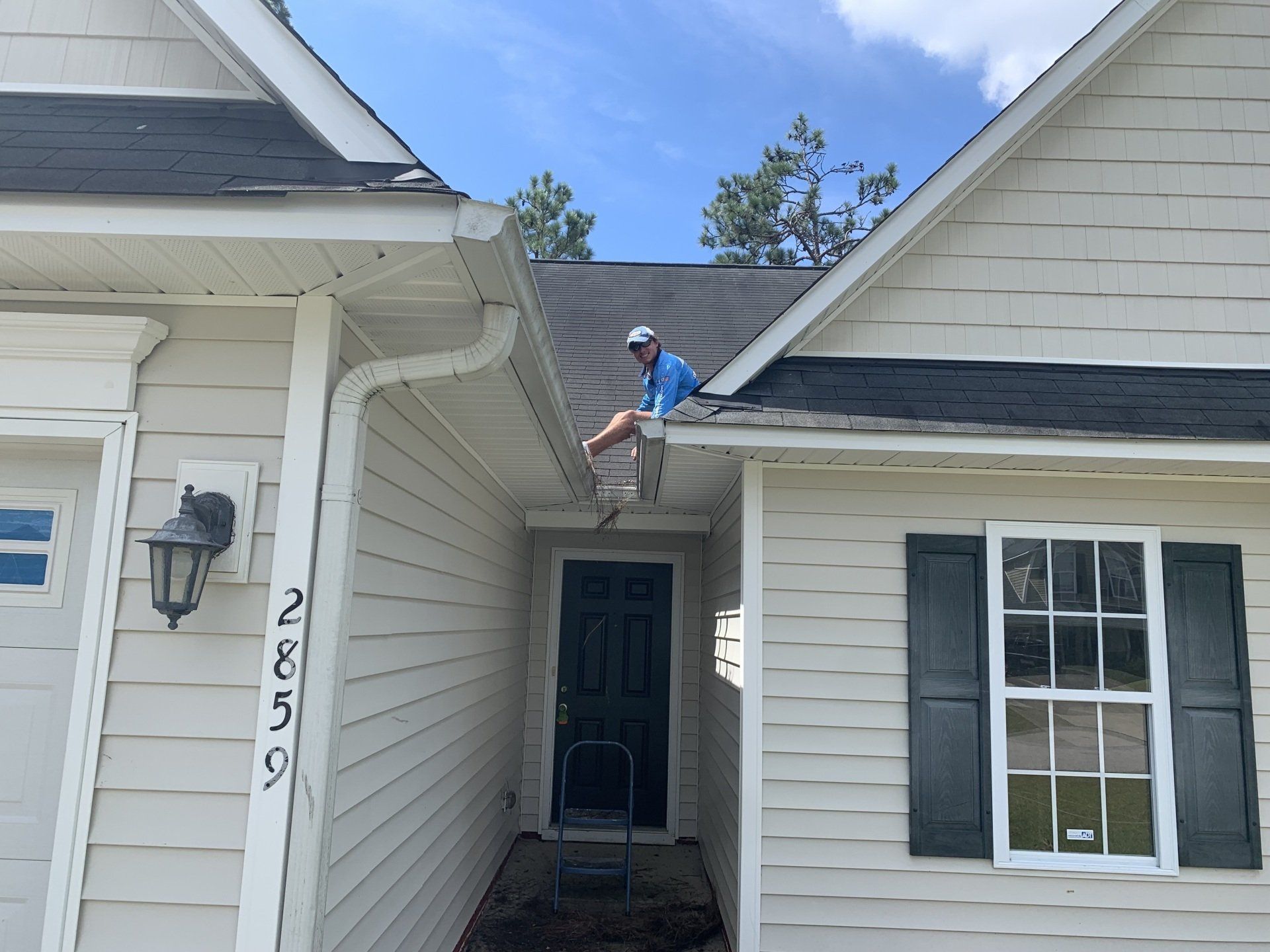 Gutter cleaning — Fayetteville, NC — MAJCO Softwash