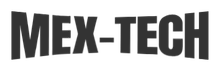MEX-TECH text in a stylized, curved, dark grey font.