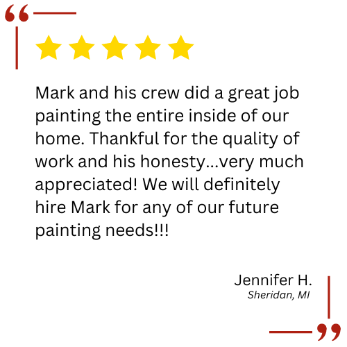 interior painting sheridan mi