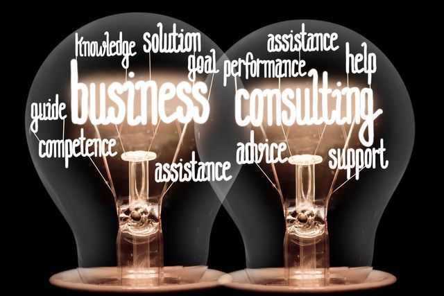 Business Consulting Light Bulbs