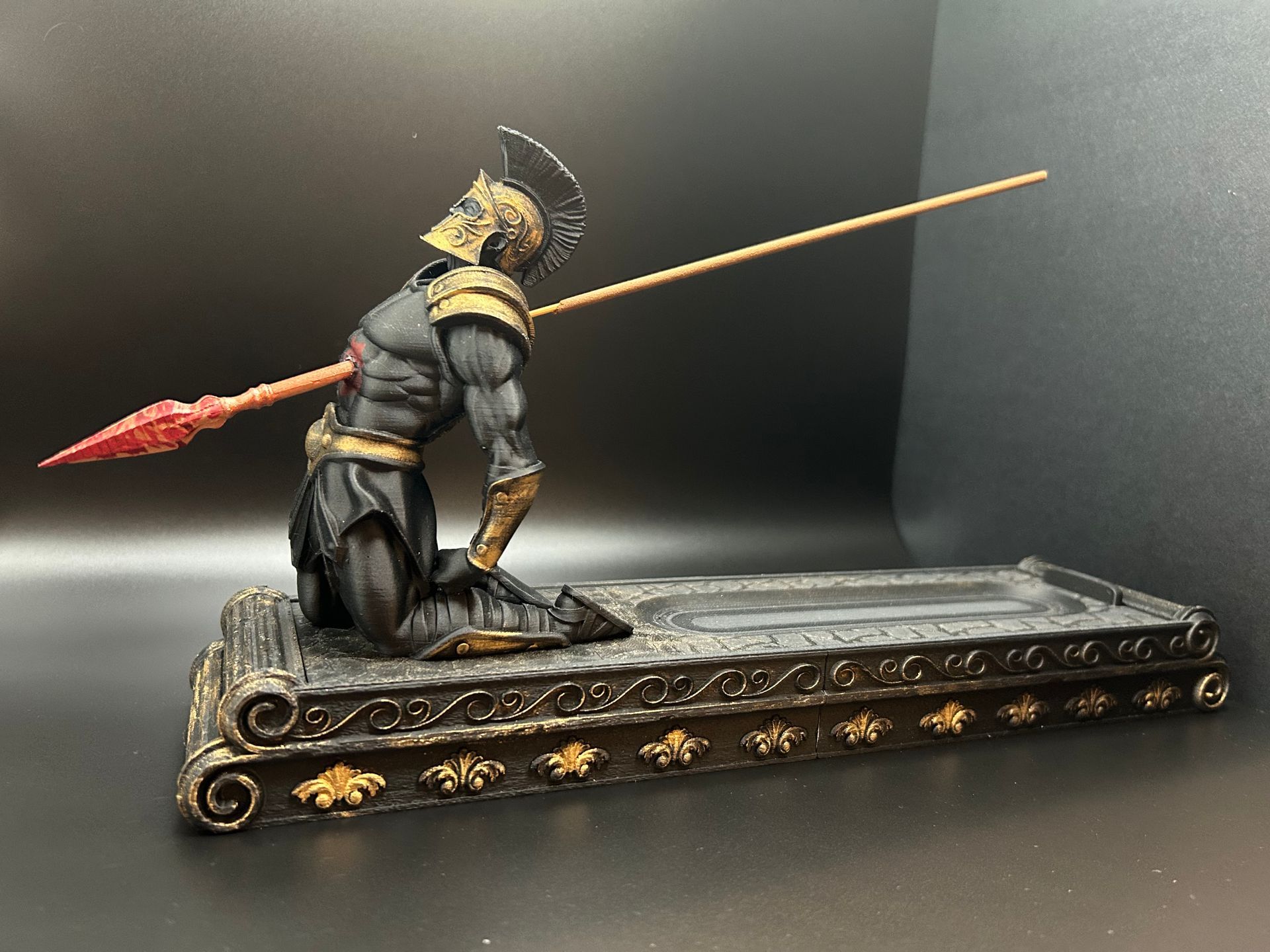 Gladiator Incense Holder - The Fallen Warrior