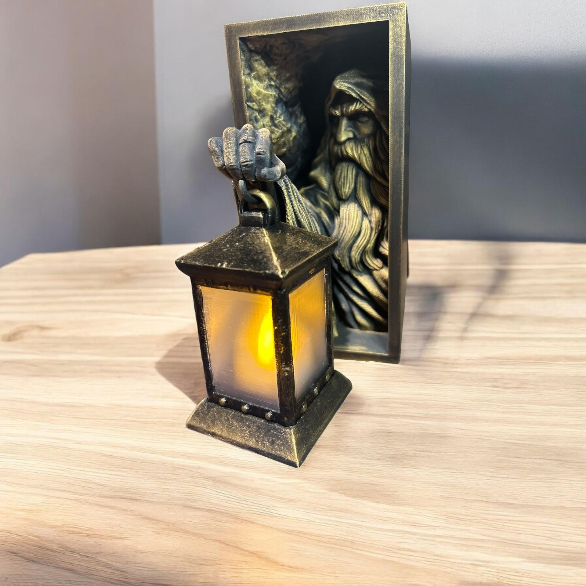 Enchanted Mage Wizard Book Nook