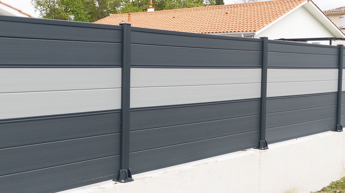 Grey Aluminium Fence — Bondurant, IA — Titan Fence LLC