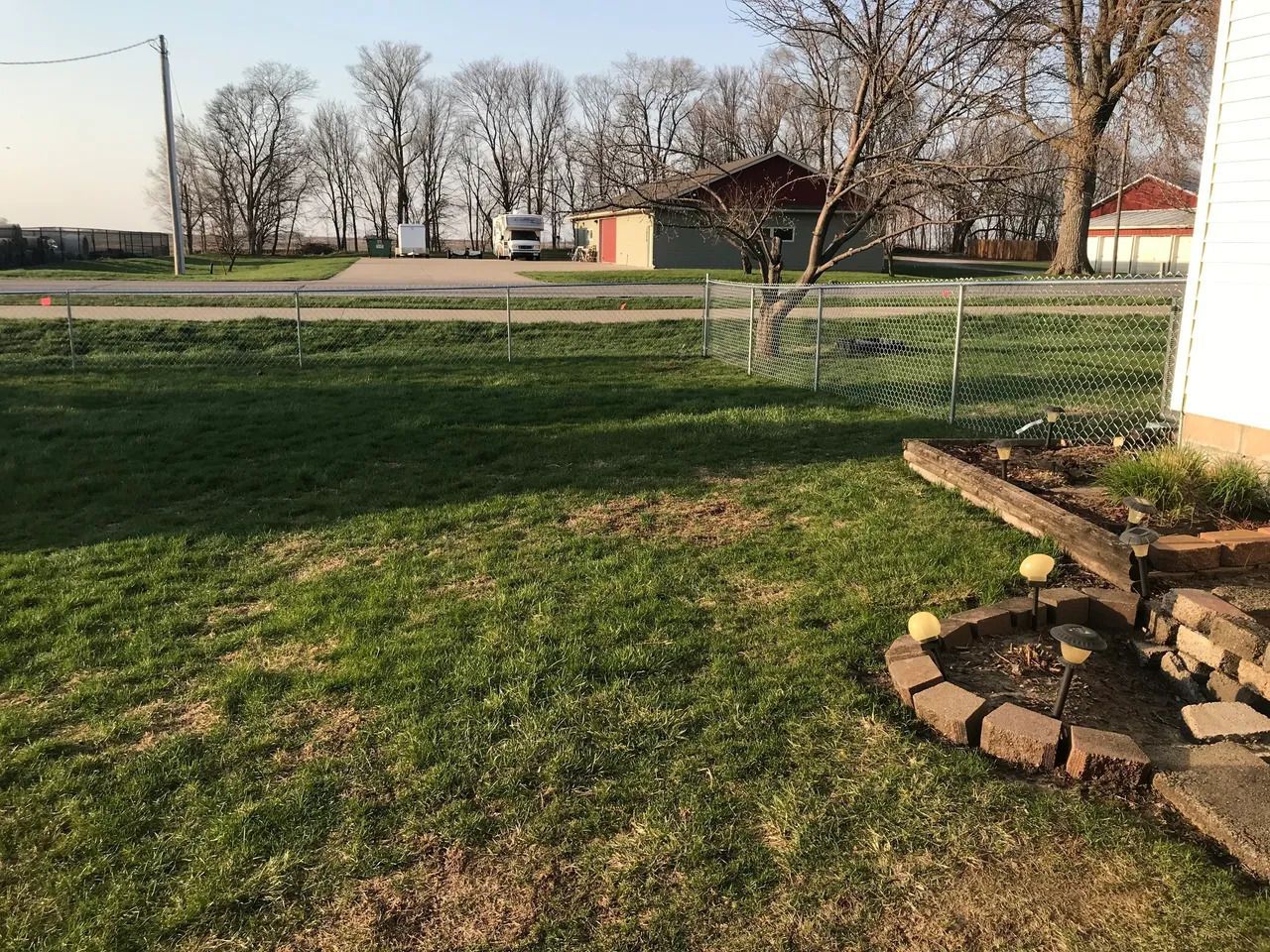 Chain Link Fence in the Backyard — Bondurant, IA — Titan Fence LLC