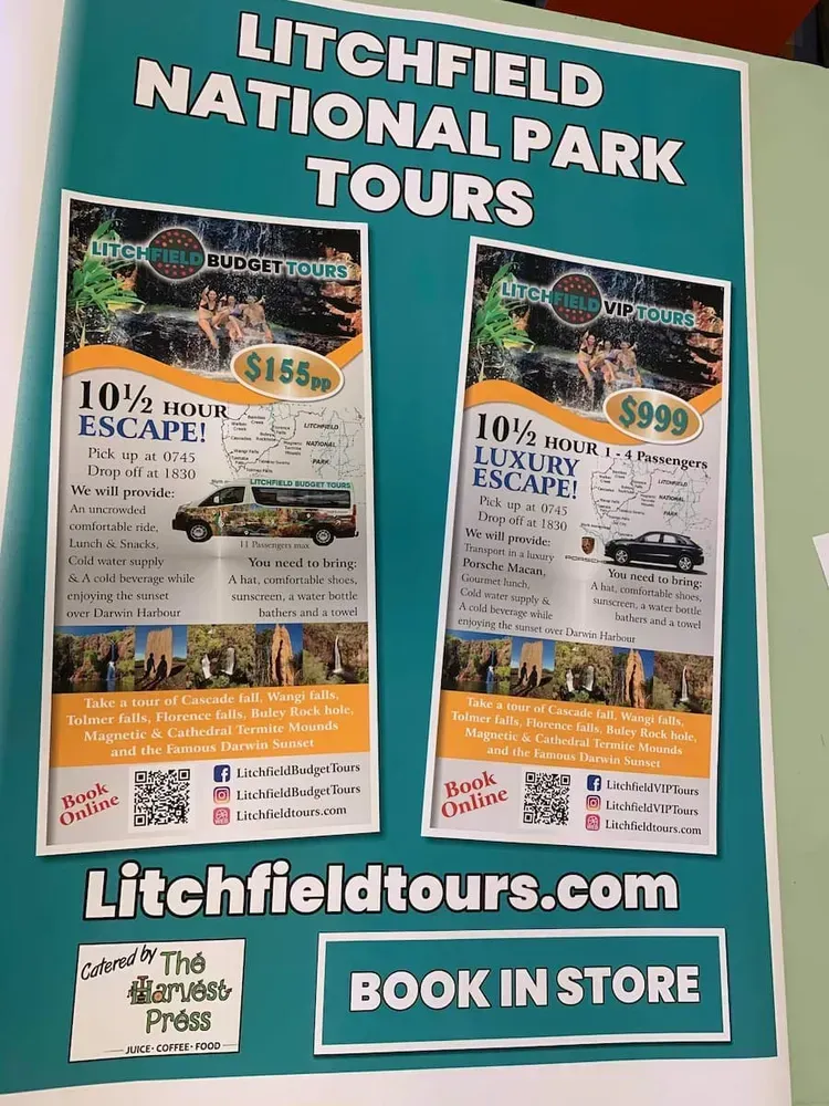 Poster for Litchfield National Park Tours — Litchfield VIP Tours In Darwin City, NT