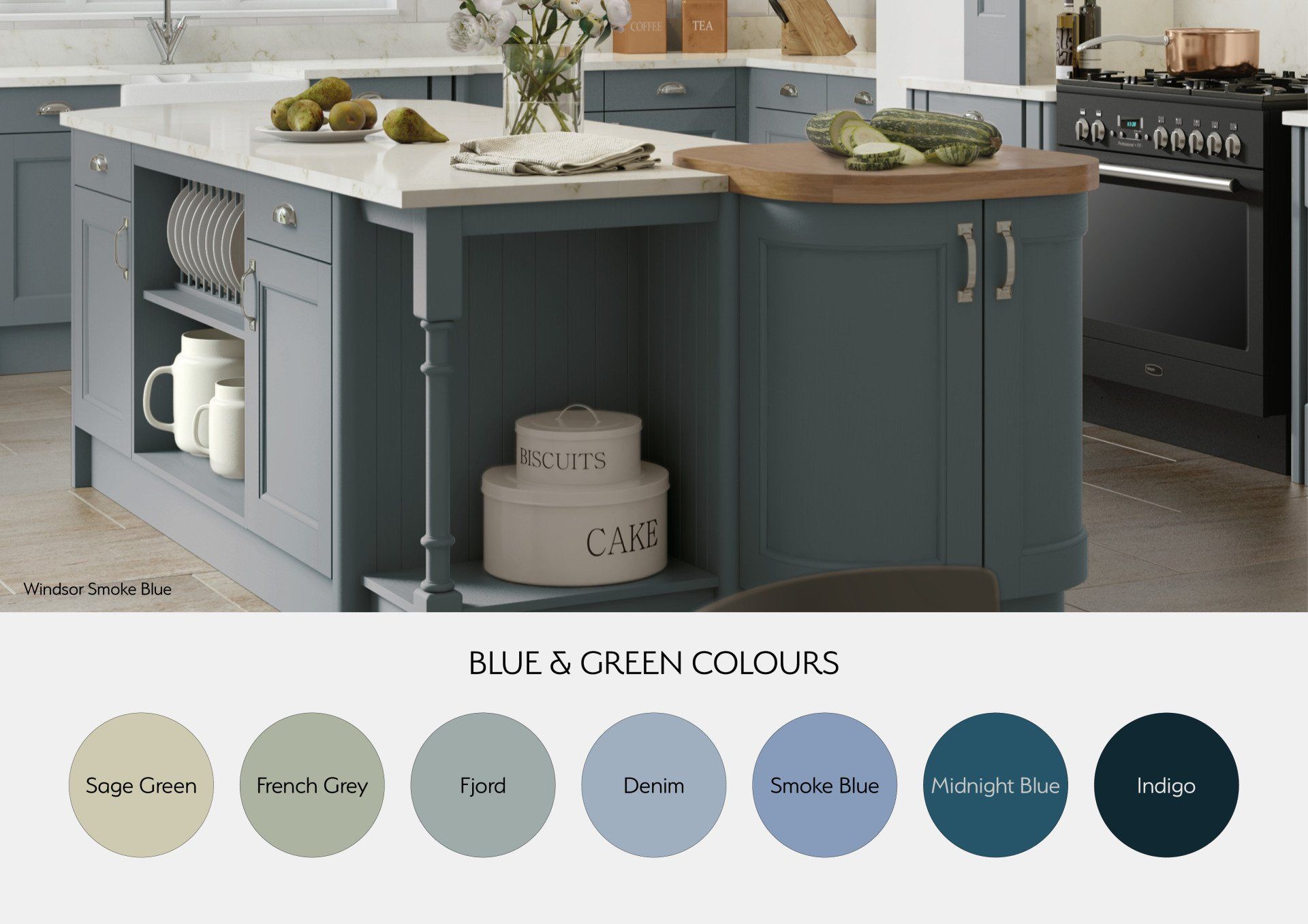 Blue and green Tones