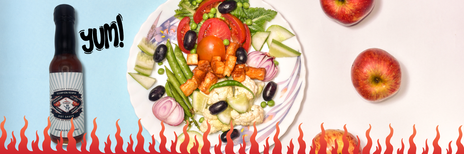 Freakshow Savory Sauces Hot Sauce on the Mediterranean Diet