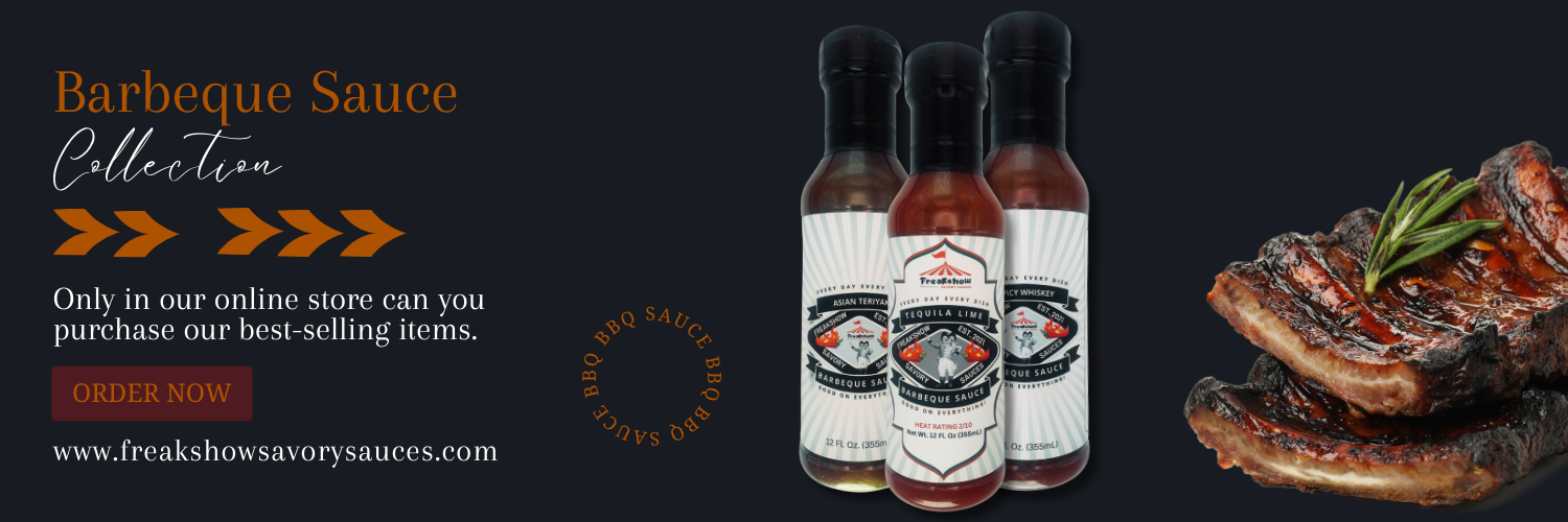 Barbeque Sauce Trio: Asian Teriyaki Barbeque Sauce, Spicy Whiskey Barbeque Sauce, Tequila Lime Barbeque Sauce