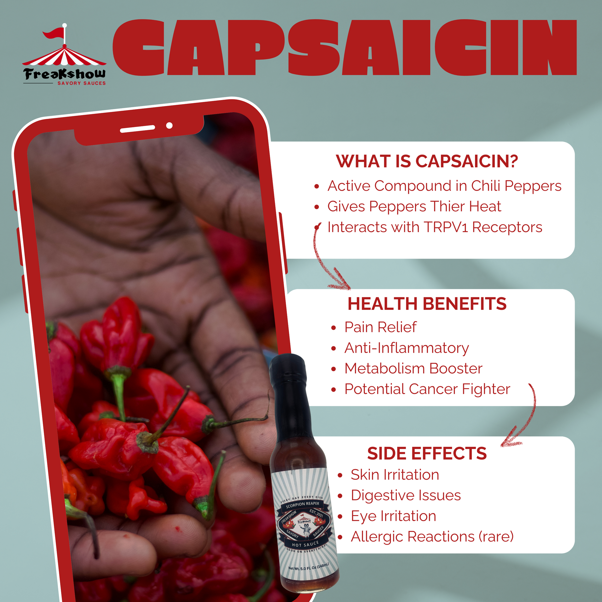 Capsaicin: What it is, benefits and Risks