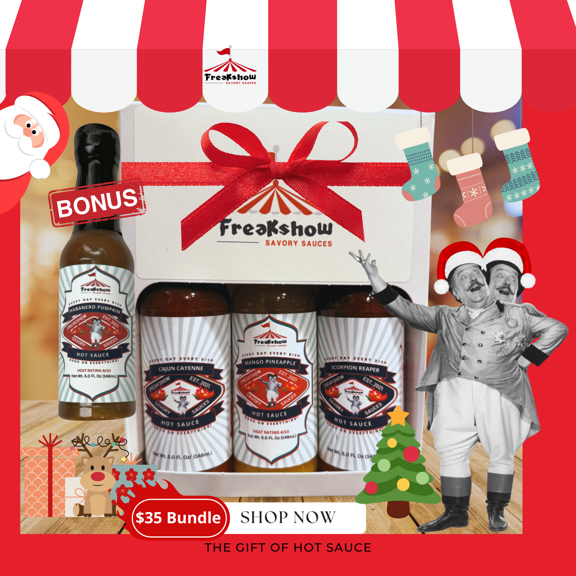 Spice up your holidays with the ultimate Christmas hot sauce gift set. Discover fiery flavors for the hot sauce lover in your life.