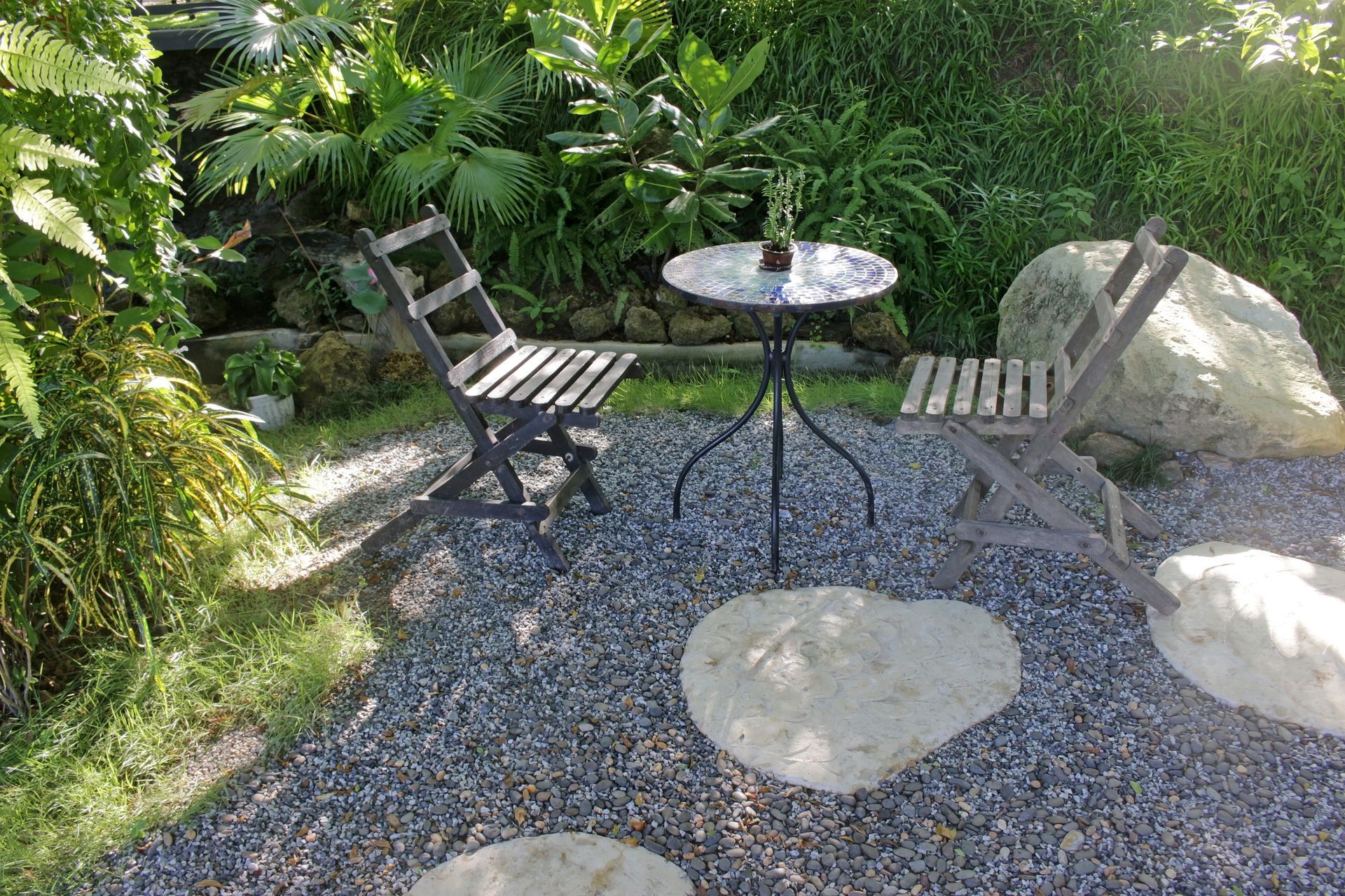 Gravel Patio - Lehigh Acres, FL - Mainor Landscaping Service LLC