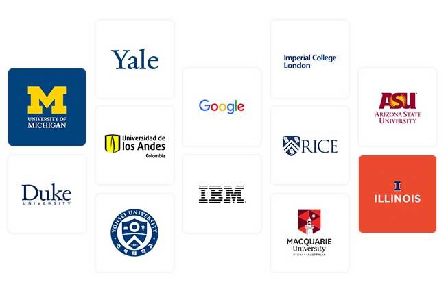 coursera partner universities and organizations