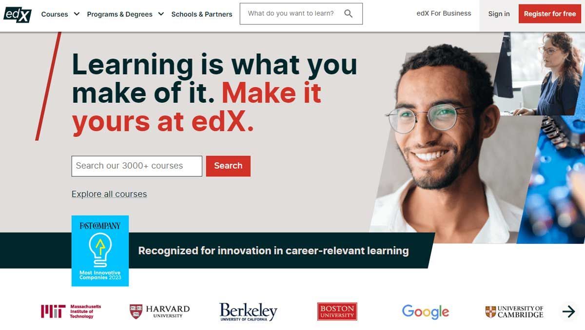 edx online learning platform