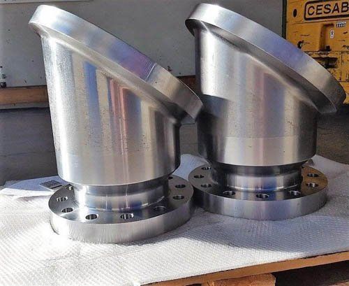 elementi lavorati in acciaio