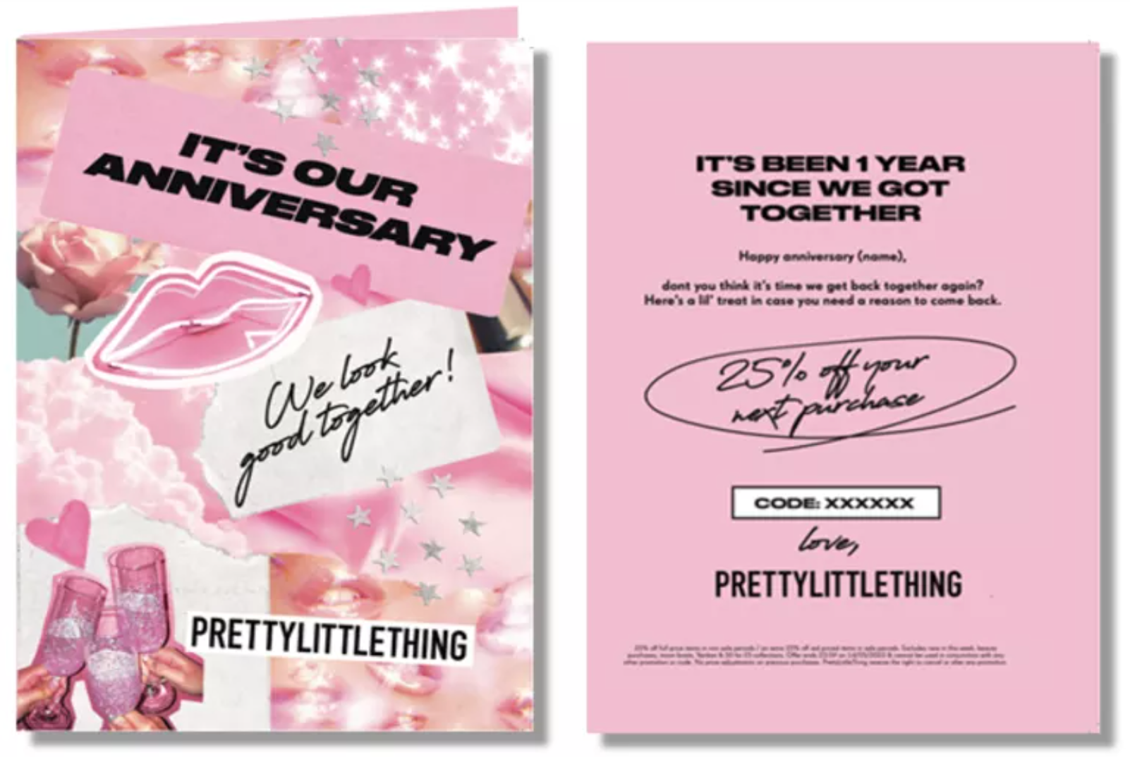 An example of PrettyLittleThing email marketing