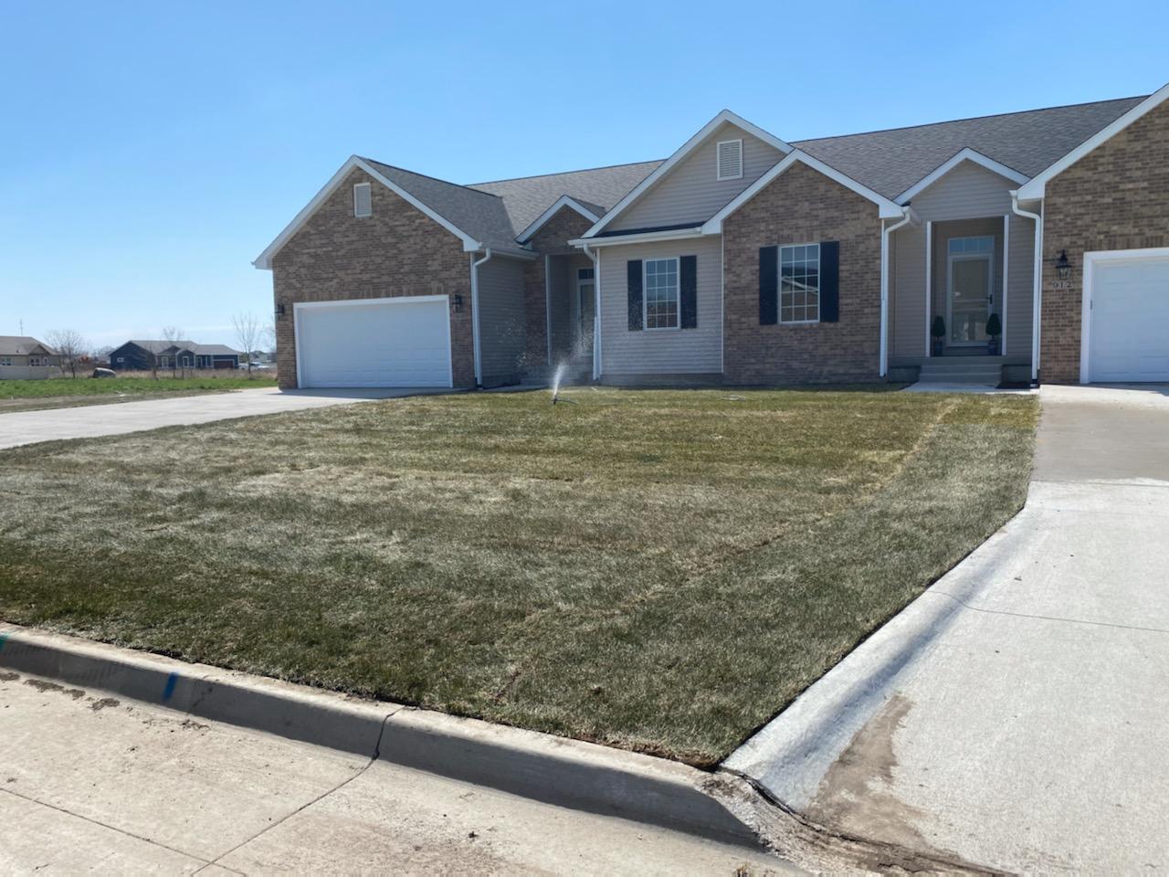 Fresh sod installation at a Central Iowa home by CD’s Lawn Care