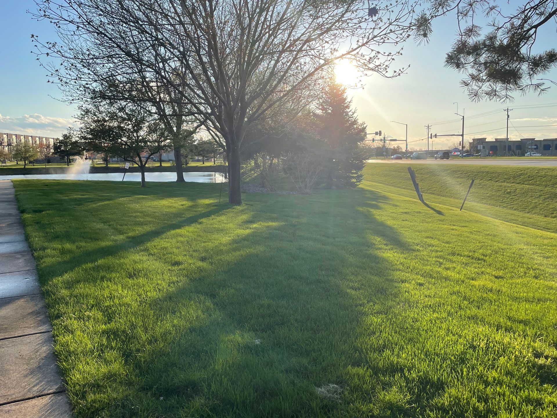 Property maintenance for HOA property handled by CD’s Lawn Care in Central Iowa