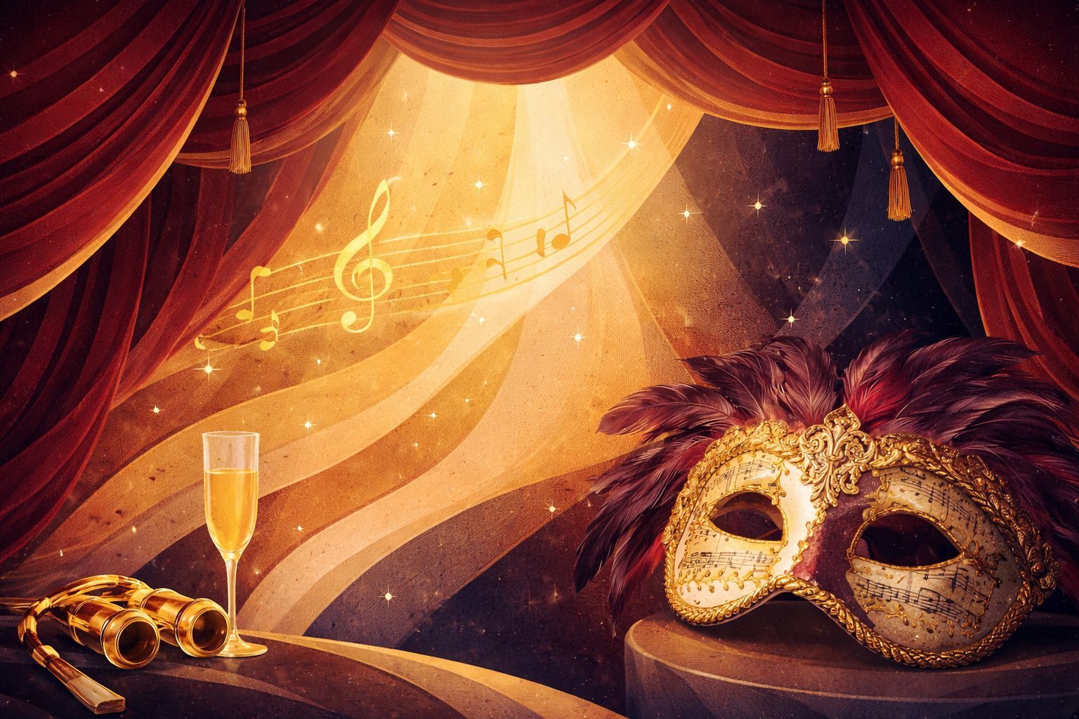 Promotional image for A Night at the Opera event at Nunthorpe Hall